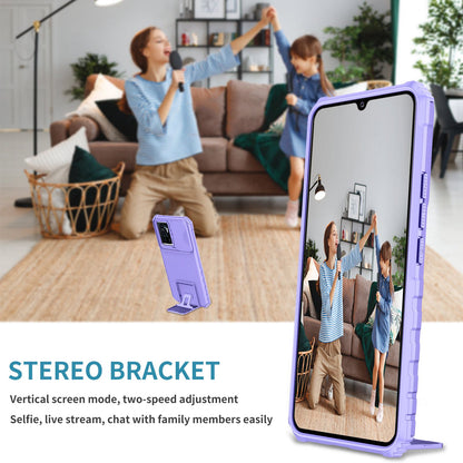 Protective Phone Case for vivo V23e 5G/S10e 5G Kickstand PC + TPU Cover with Sliding Camera Protection