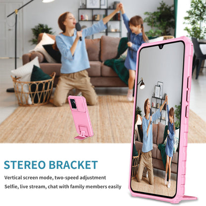 Protective Phone Case for vivo V23e 5G/S10e 5G Kickstand PC + TPU Cover with Sliding Camera Protection
