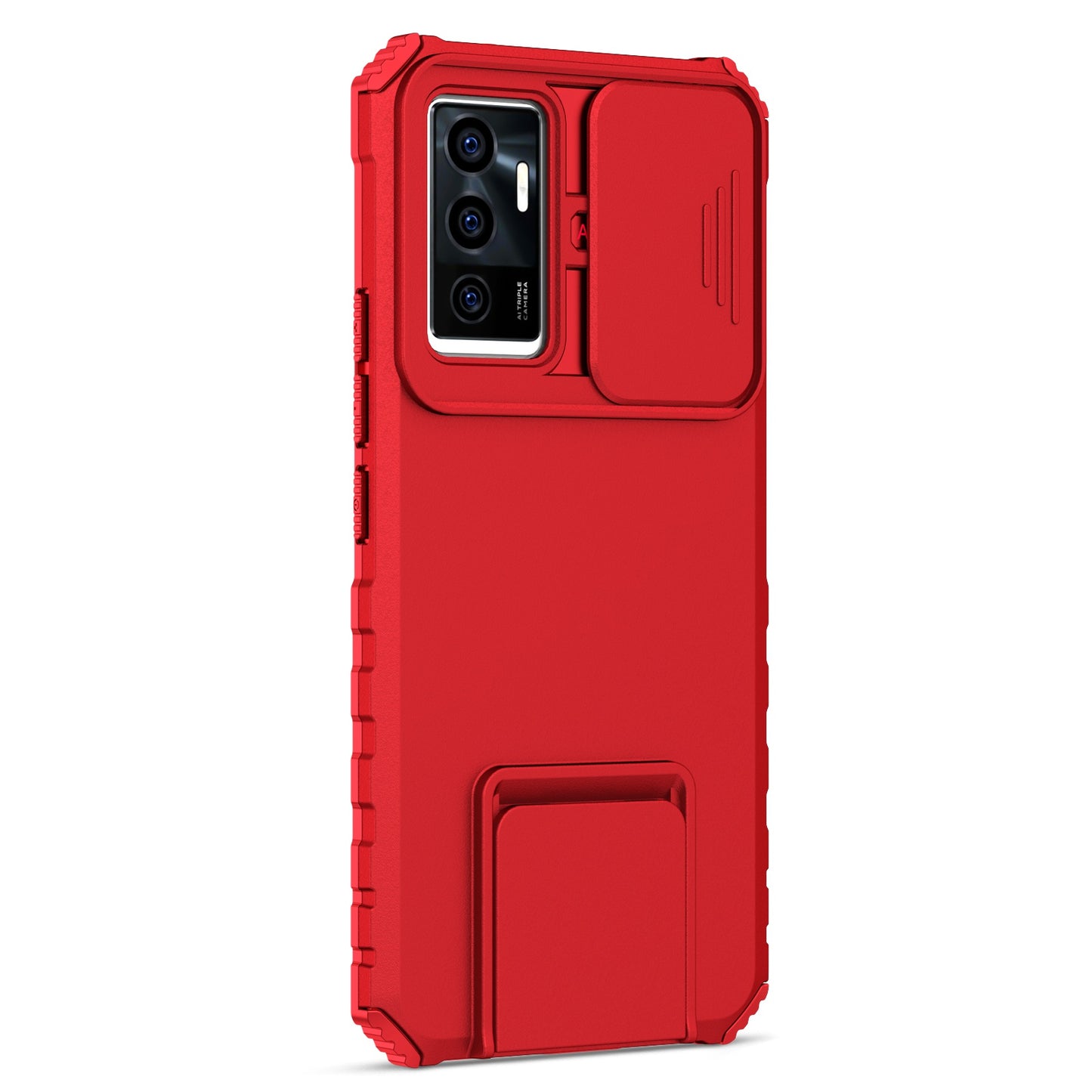 Protective Phone Case for vivo V23e 5G/S10e 5G Kickstand PC + TPU Cover with Sliding Camera Protection