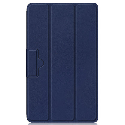 Tablet Covering Shell for Realme Pad Mini PC+PU Leather Trifold Stand Cover Well-protected Flip Tablet Case