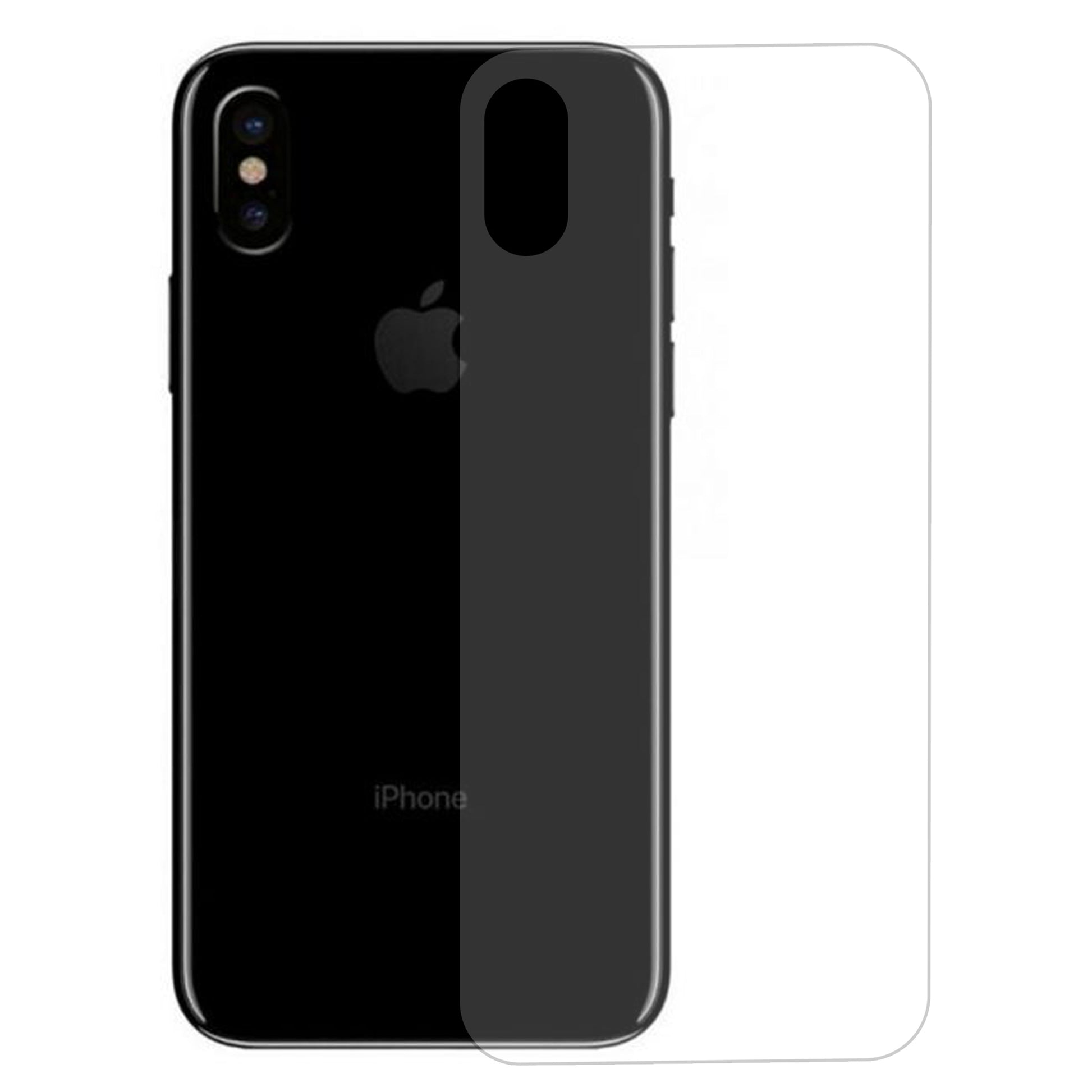 Anti-explosion Tempered Glass Back Guard Film for iPhone Xs / X/10 5.8-inch