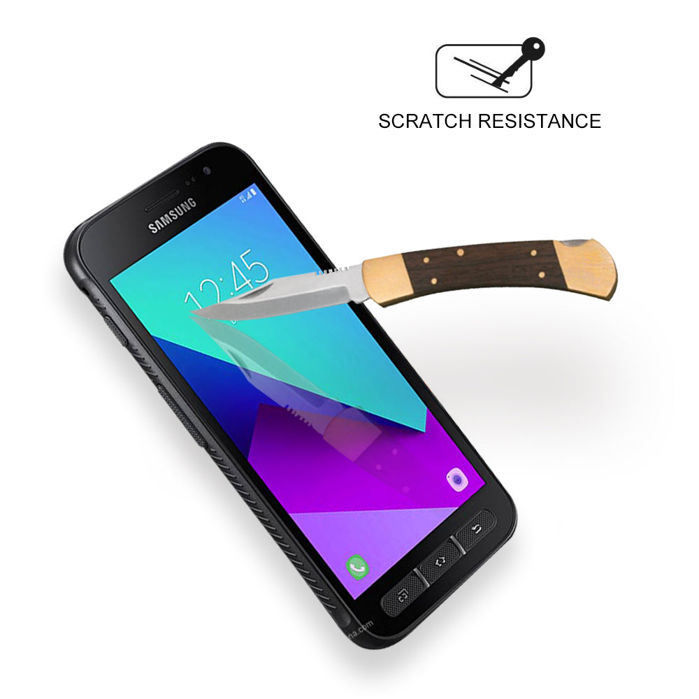 100PCS/Lot 0.3mm Tempered Glass Screen Protector Shield Film for Samsung Galaxy Xcover 4s / Xcover 4 Arc Edge