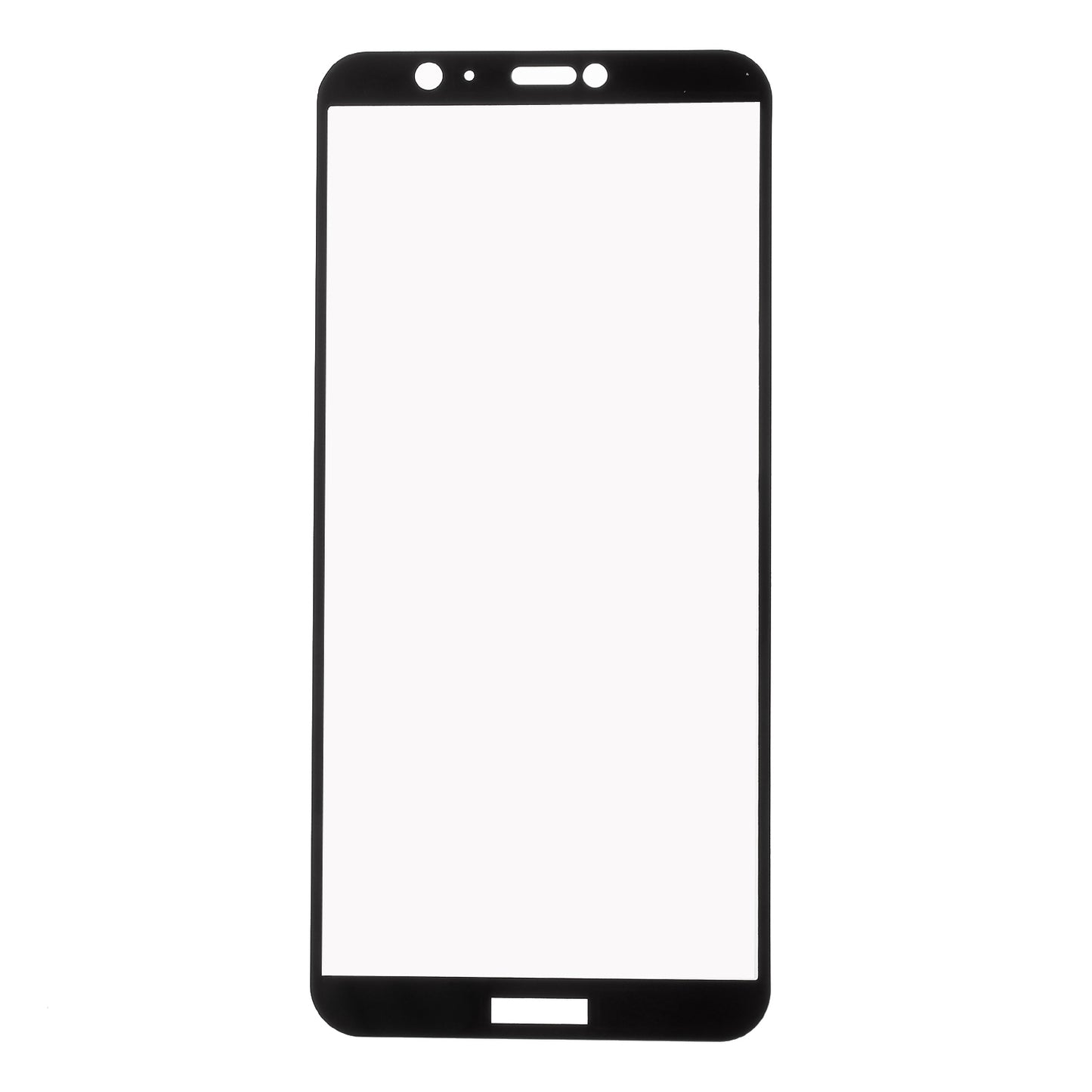 For Huawei P Smart / Enjoy 7S Silk Printing Full Size Tempered Glass Screen Protector