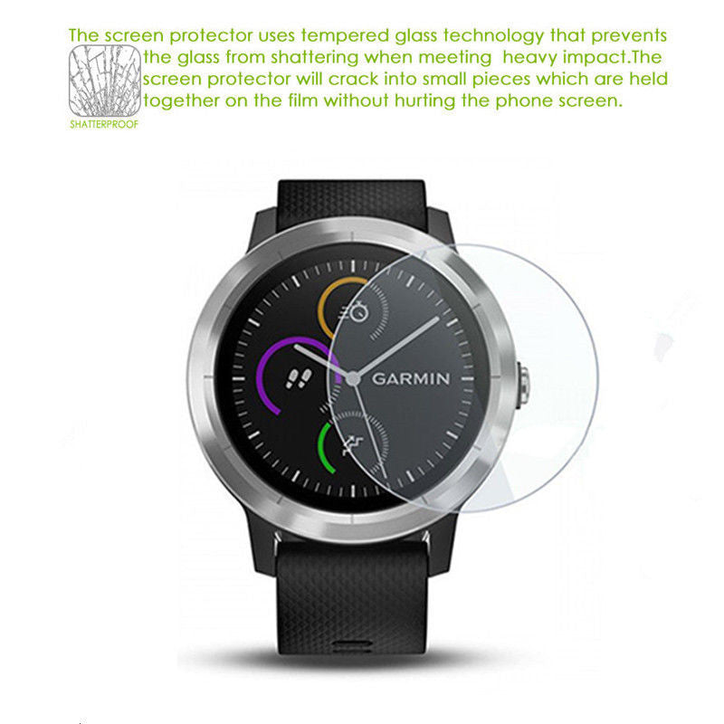 Tempered Glass Screen Protective Film for Garmin Vivoactive 3 / Fenix 5S