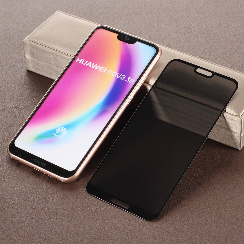 Anti-peep Full Screen Tempered Glass Protection Film for Huawei P20 Lite / Nova 3e (China)