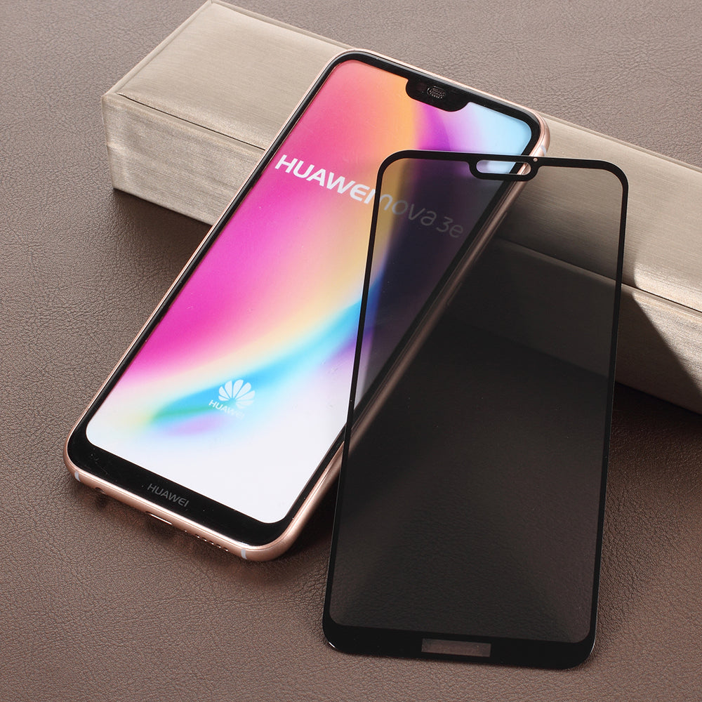 Anti-peep Full Screen Tempered Glass Protection Film for Huawei P20 Lite / Nova 3e (China)