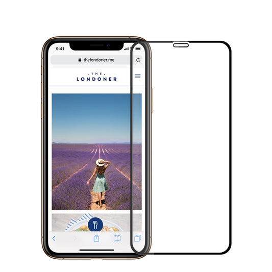 MOFI 9H Anti-burst 2.5D Arc Edge Full Size Tempered Glass Screen Protective Film for iPhone (2019) 6.1" / XR 6.1 inch