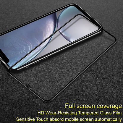 IMAK Pro+ Anti-explosion Full Screen Tempered Glass Protector for iPhone (2019) 6.1" / XR 6.1 inch- Black