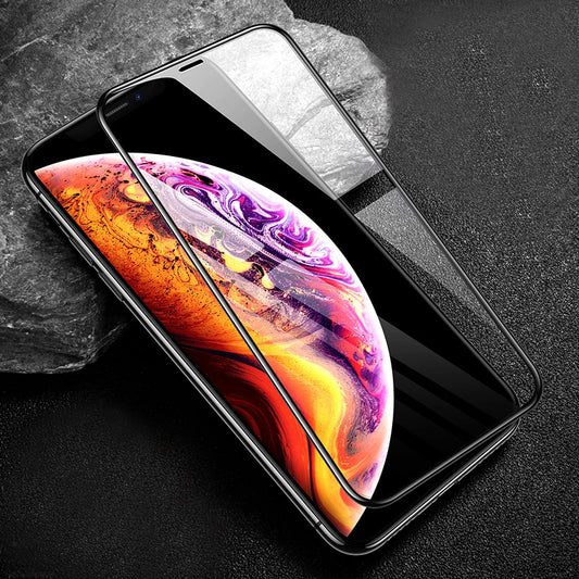 MOCOLO 3D Curved Full Glue Cold Carving Tempered Glass Screen Protector for iPhone (2019) 6.5" / XS Max 6.5 inch