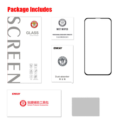HAT PRINCE 0.2mm 3D Curved Carbon Fiber Tempered Glass Full Size Screen Protector for iPhone (2019) 6.1" / XR 6.1 inch