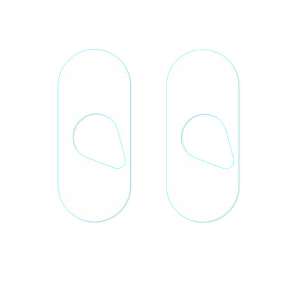 [2PCS] HAT PRINCE [Anti-scratch] Tempered Glass Camera Lens Protector 0.2mm 9H 2.15D Arc Edge for iPhone XS Max 6.5 inch