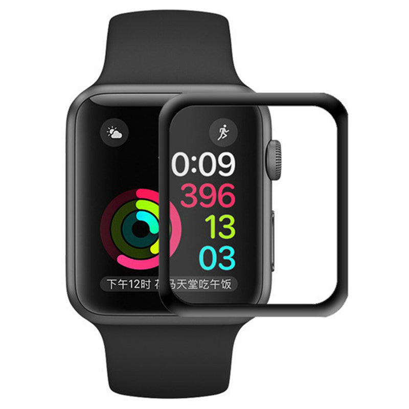 3D Full Covering 9H Scratch-proof Tempered Glass Screen Protector for Apple Watch Series 4 44mm