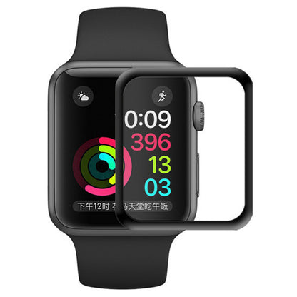 3D Full Covering 9H Scratch-proof Tempered Glass Screen Protector for Apple Watch Series 4 44mm