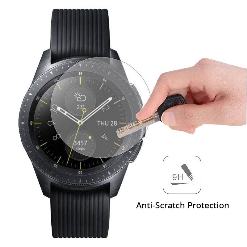 For Samsung Galaxy Watch 46mm 0.3mm Arc Edges Tempered Glass Screen Protector 9H Anti-scratch