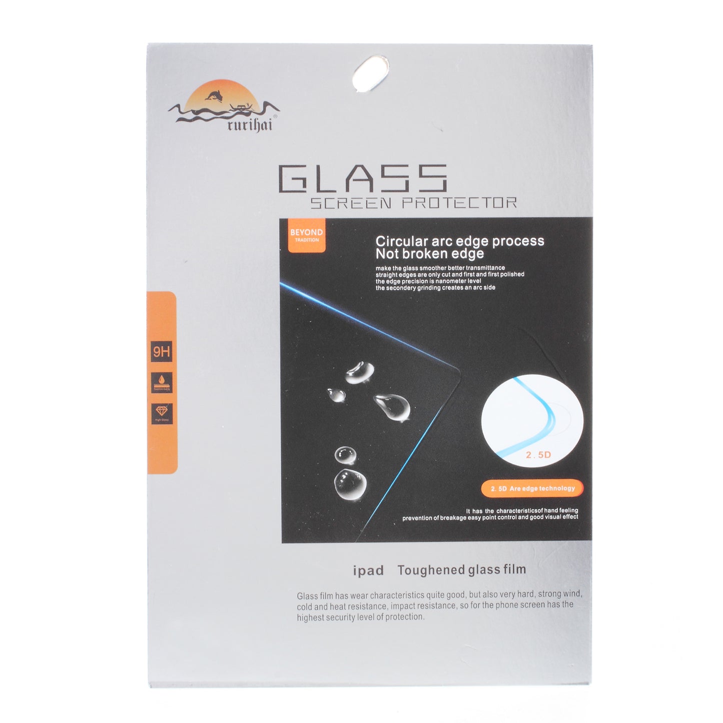 RURIHAI 0.26mm Full Size Tempered Glass Screen Protector for Samsung Galaxy Tab S4 10.5 T830 T835
