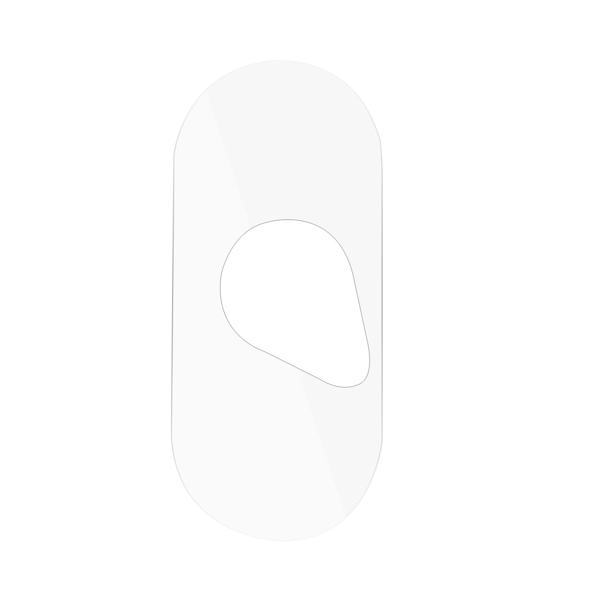 2PCS HAT PRINCE Tempered Glass Camera Lens Protectors 0.2mm 9H 2.15D Arc Edge for iPhone XS / X 5.8 inch