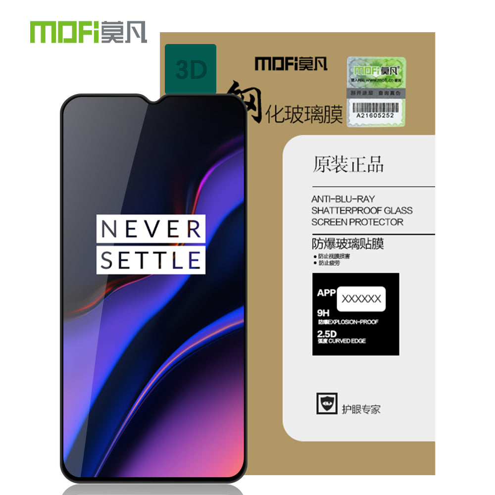 MOFI 3D Curved Full Size Tempered Glass Screen Protector for OnePlus 6T