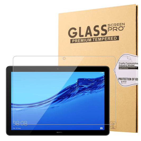 For Huawei MediaPad T5 10 9H Full Screen Coverage Shockproof Tempered Glass Protector Film 0.25mm Arc Edge