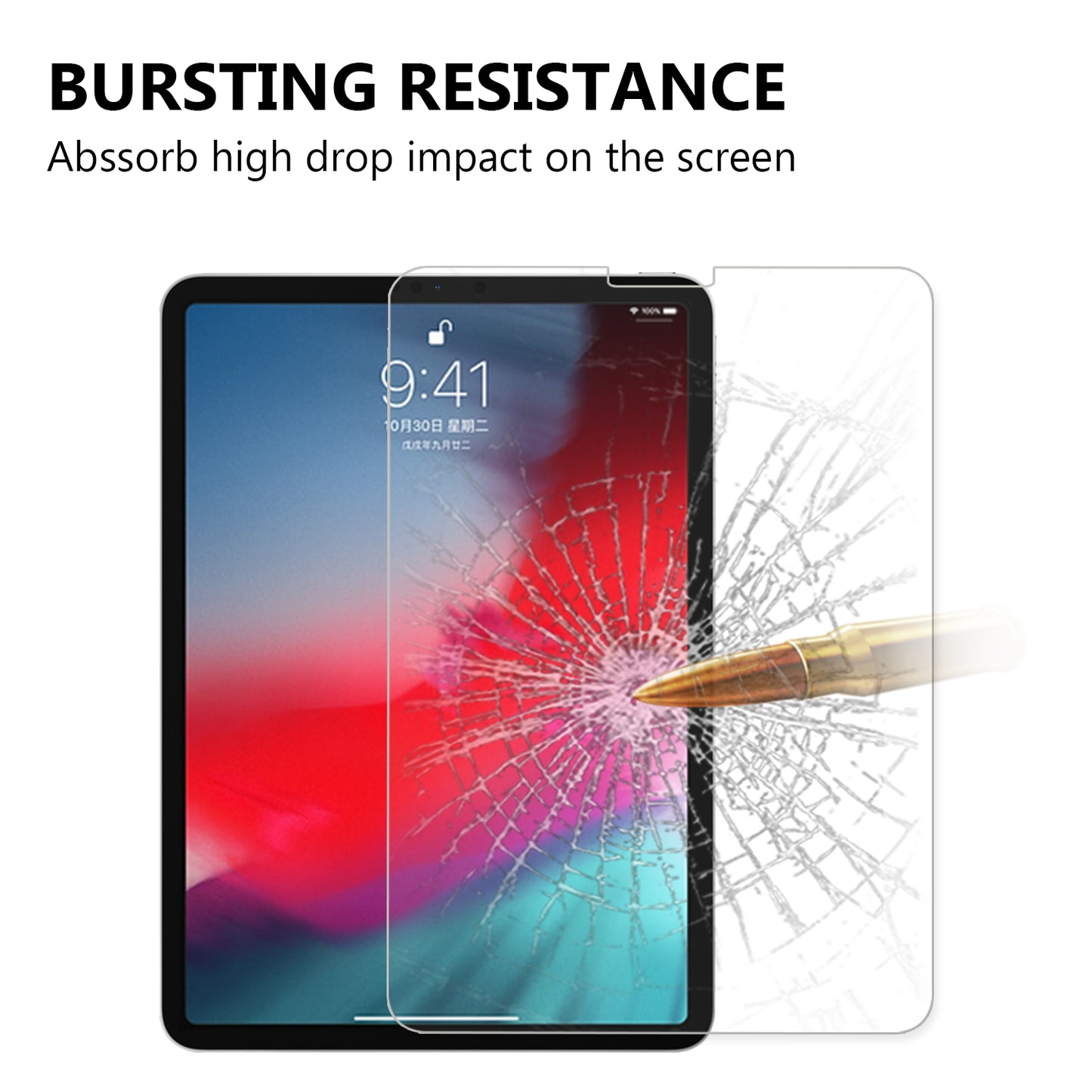 For iPad Air (2020)/Air (2022)/Pro 11-inch (2021)(2020)(2018) 0.25mm 9H Tempered Glass Screen Protector Film