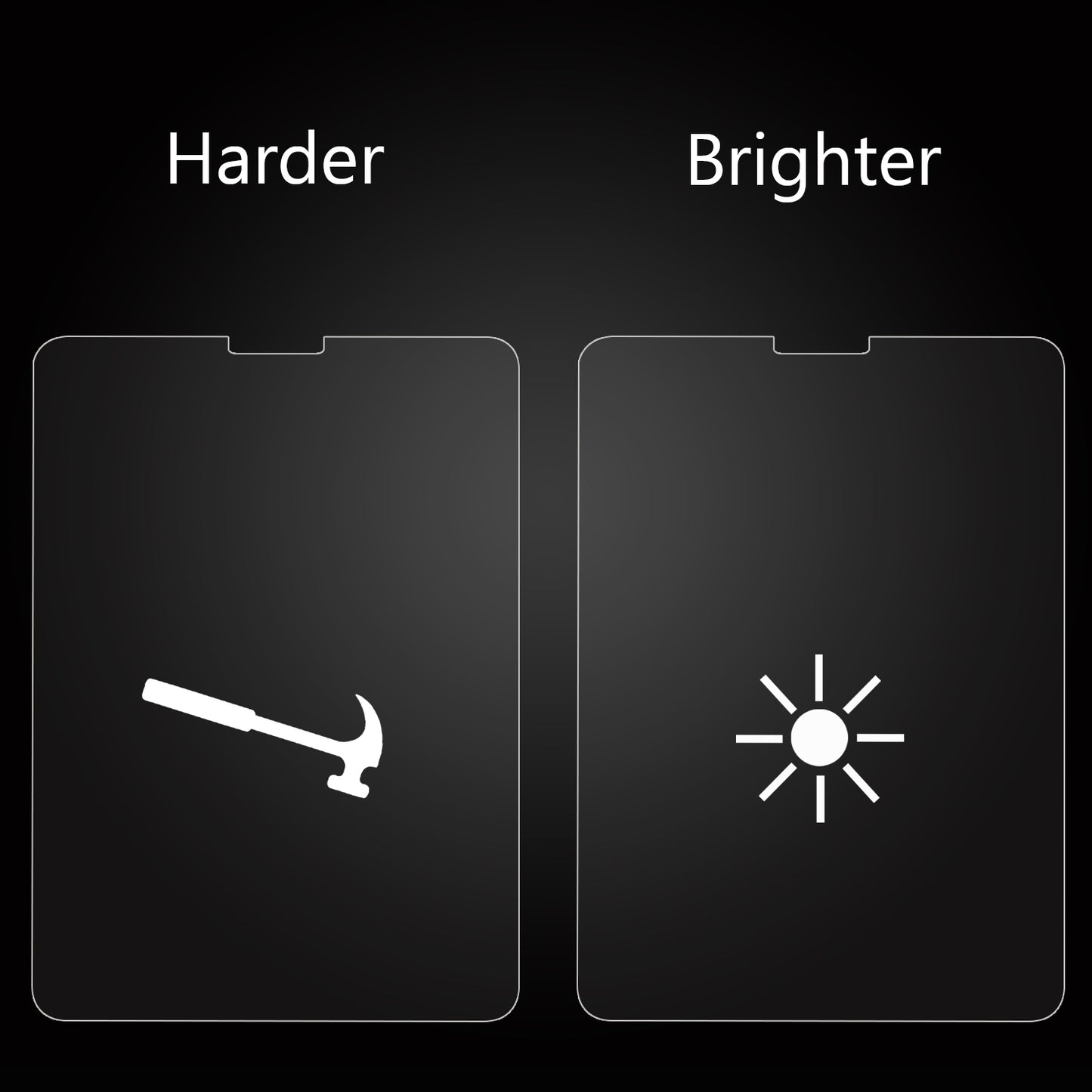 For iPad Air (2020)/Air (2022)/Pro 11-inch (2021)(2020)(2018) 0.25mm 9H Tempered Glass Screen Protector Film