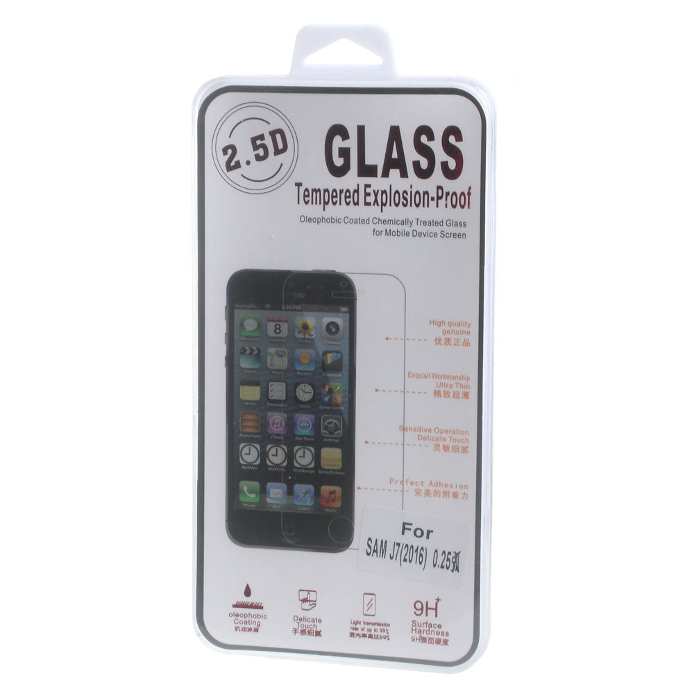 0.25mm Tempered Glass Screen Protector for Samsung Galaxy J7 (2016) (Arc Edge)