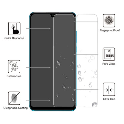 2.5D 9H Arc Edge Fingerprint Proof Full Screen Tempered Glass Protector for Huawei P30 Lite / nova 4e