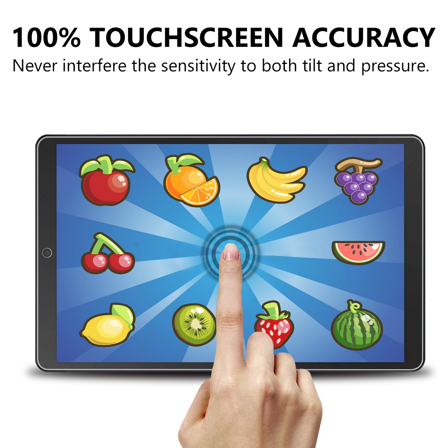 0.25mm Arc Edge 9H Full Screen Covering Tempered Glass Shield for Samsung Galaxy Tab A 10.1 (2019) SM-T515