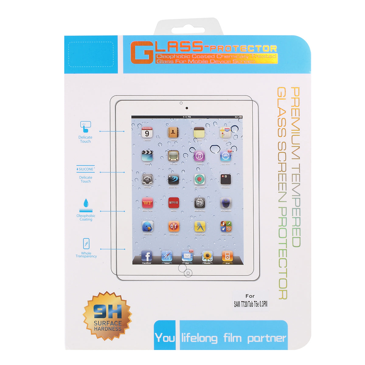 0.3mm 9H Tempered Glass Full Size Screen Shield Anti-explosion for iPad mini (2019) 7.9 inch