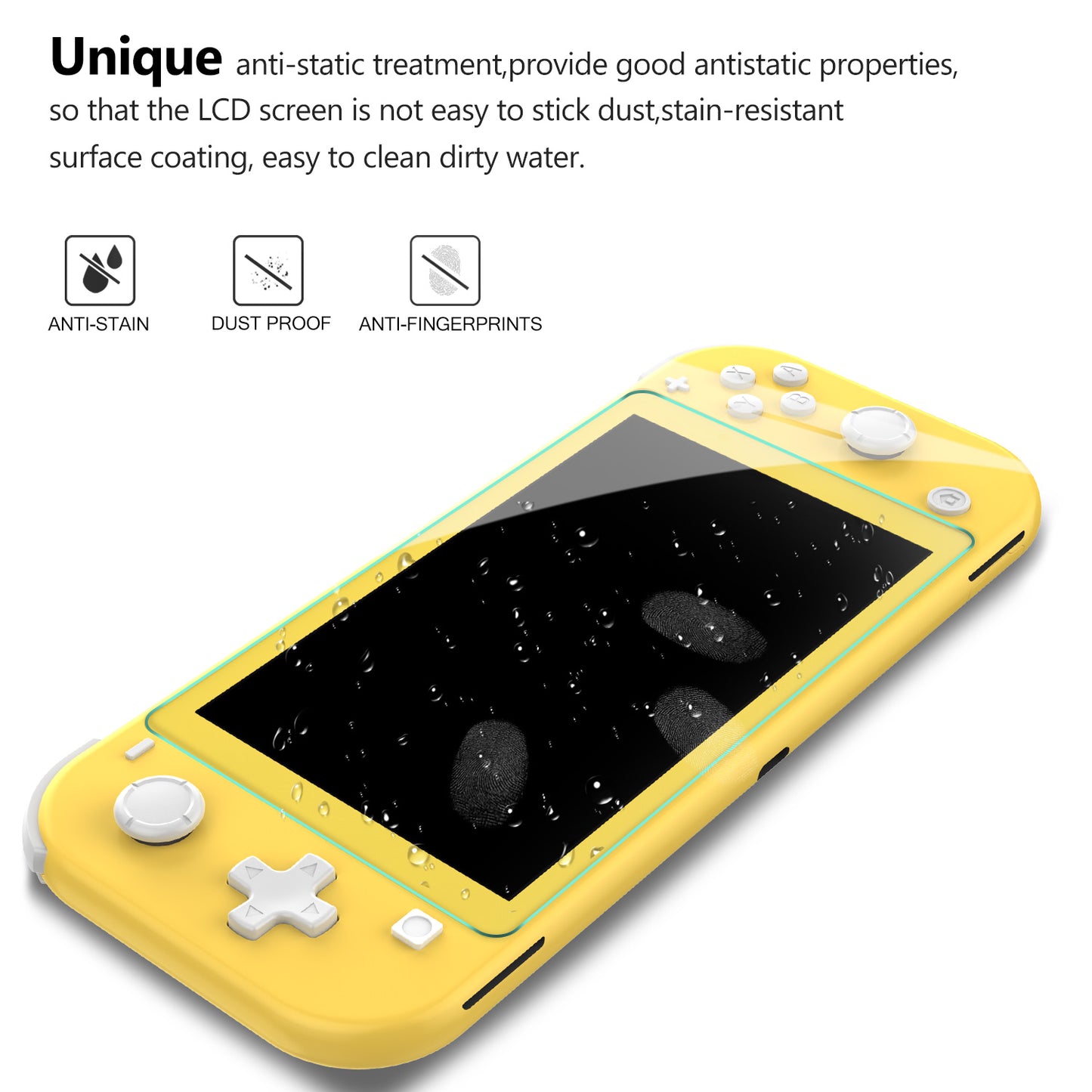 0.25mm Arc Edge Tempered Glass Screen Protective Film for Nintendo Switch Lite