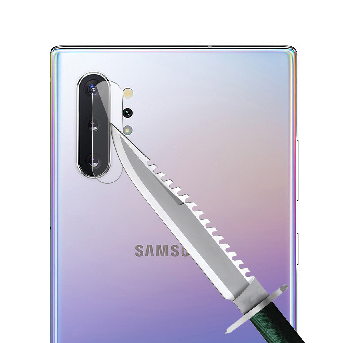 HAT PRINCE 0.2mm 9H 2.15D Arc Edges Tempered Glass Camera Lens Guard Films Protector for Samsung Galaxy Note 10/Note 10 Plus