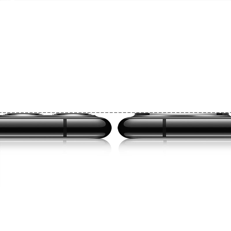 Metal + Tempered Glass Camera Lens Ring Protector for iPhone 11 Pro Max 6.5" / 11 Pro 5.8" (2019)