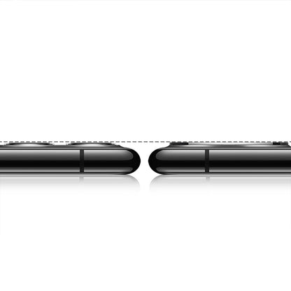 Metal + Tempered Glass Camera Lens Ring Protector for iPhone 11 Pro Max 6.5" / 11 Pro 5.8" (2019)