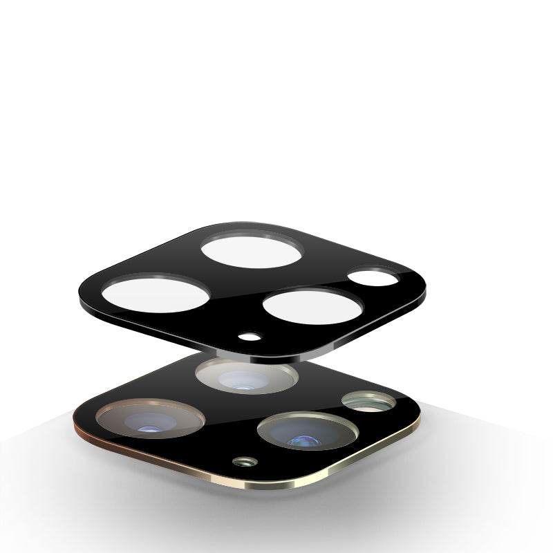 Metal + Tempered Glass Camera Lens Ring Protector for iPhone 11 Pro Max 6.5" / 11 Pro 5.8" (2019)