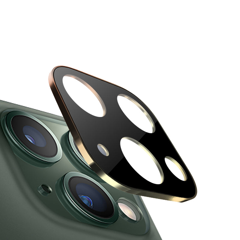 Metal + Tempered Glass Camera Lens Ring Protector for iPhone 11 Pro Max 6.5" / 11 Pro 5.8" (2019)