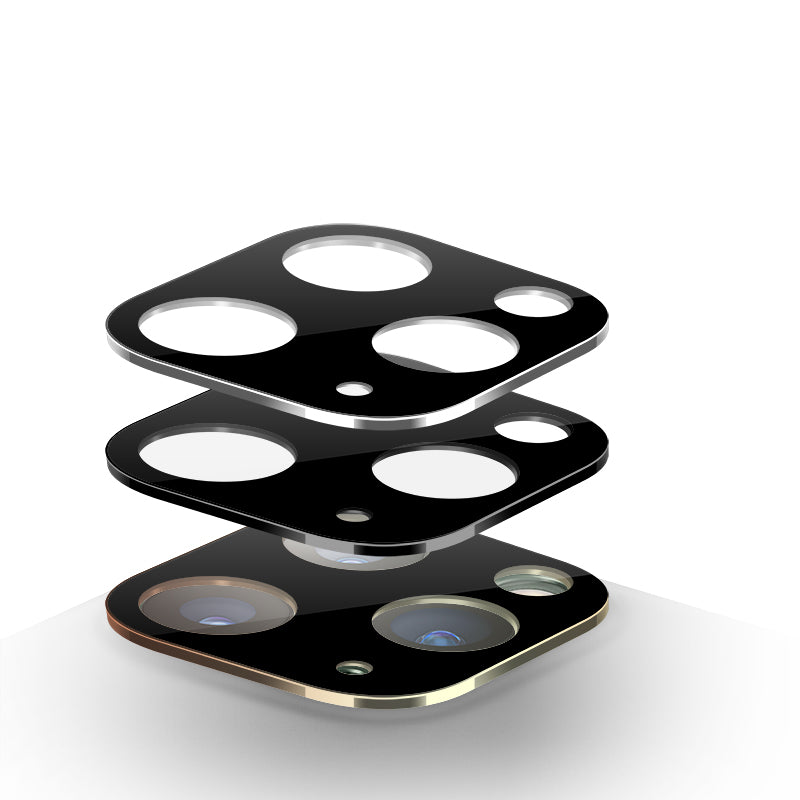 Metal + Tempered Glass Camera Lens Ring Protector for iPhone 11 Pro Max 6.5" / 11 Pro 5.8" (2019)