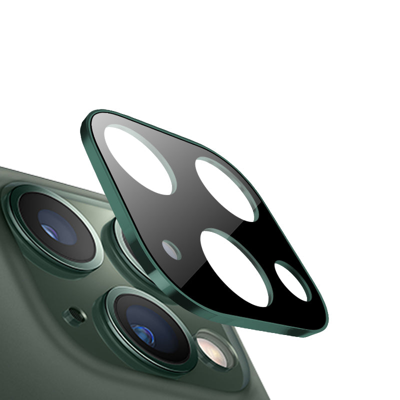 Metal + Tempered Glass Camera Lens Ring Protector for iPhone 11 Pro Max 6.5" / 11 Pro 5.8" (2019)