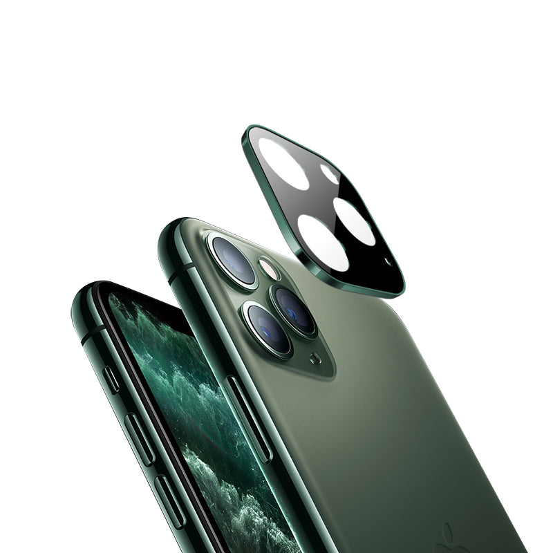 Metal + Tempered Glass Camera Lens Ring Protector for iPhone 11 Pro Max 6.5" / 11 Pro 5.8" (2019)