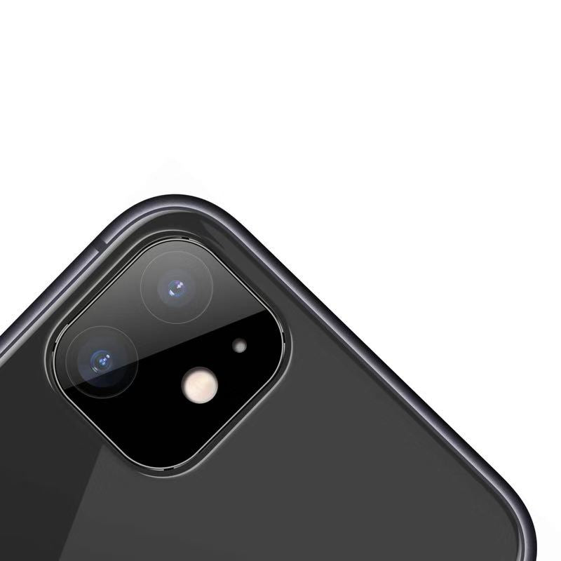 Metal + Tempered Glass Camera Lens Ring Protector for iPhone 11 6.1 inch (2019)