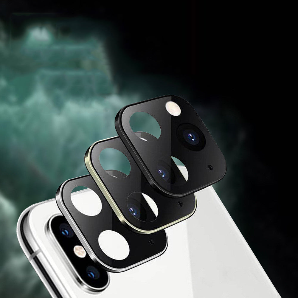 Disguise Into 11 Pro Max Camera Ring Lens Metal Cover for iPhone X/XS