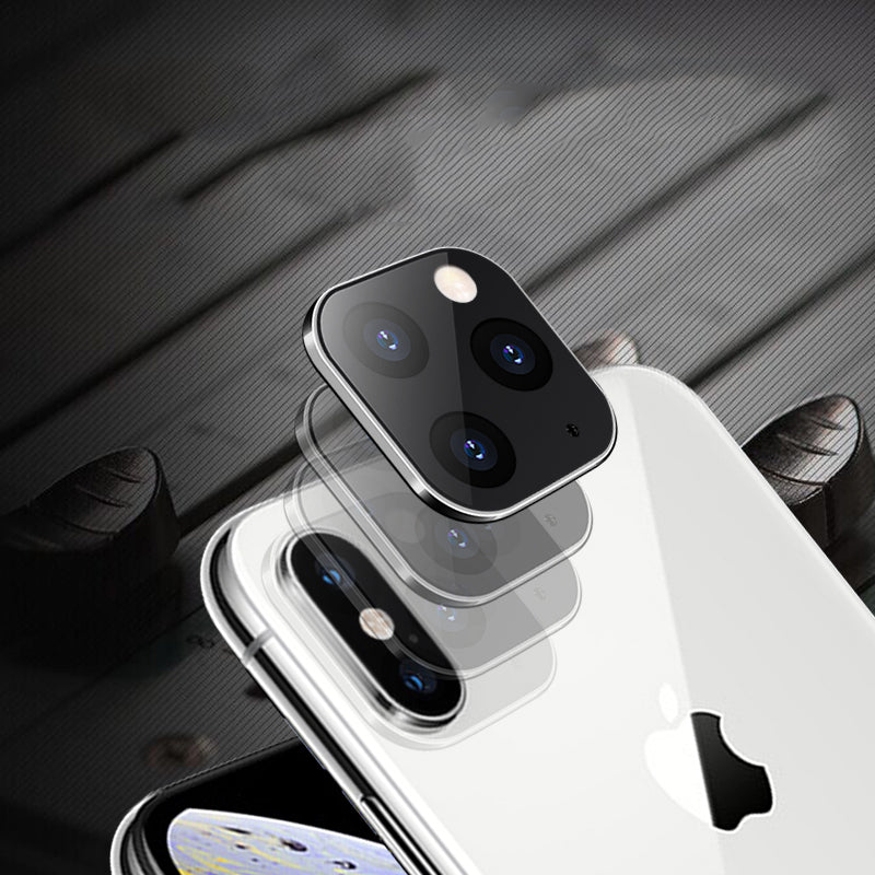 Disguise Into 11 Pro Max Camera Ring Lens Metal Cover for iPhone X/XS
