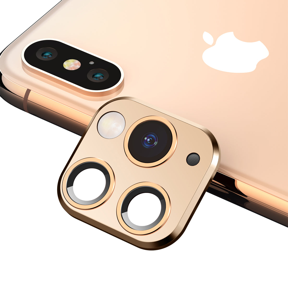 Disguise Into iPhone 11 Pro Camera Ring Lens Metal Cover for iPhone XS 5.8 inch/XS Max 6.5 inch