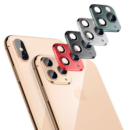 Disguise Into iPhone 11 Pro Camera Ring Lens Metal Cover for iPhone XS 5.8 inch/XS Max 6.5 inch