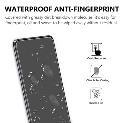 2.5D 9H Arc Edge Full Screen Tempered Glass Guard for Samsung Galaxy A71