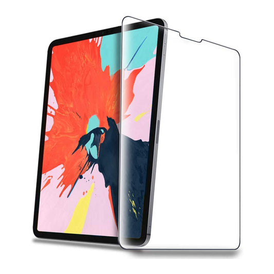 0.3mm Screen Protector for iPad Pro 12.9 (2020), 2.5D Edge Tempered Glass HD Anti-Scratch Film, Support Face Unlock