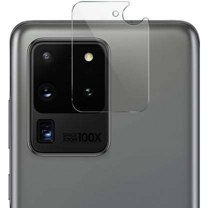 IMAK 2Pcs/Pack High Definition Tempered Glass Camera Lens Protector for Samsung Galaxy S20 Ultra 5G