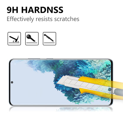 Ultra Clear 3D Tempered Glass Full Screen Protector Film for Samsung Galaxy S20 Ultra
