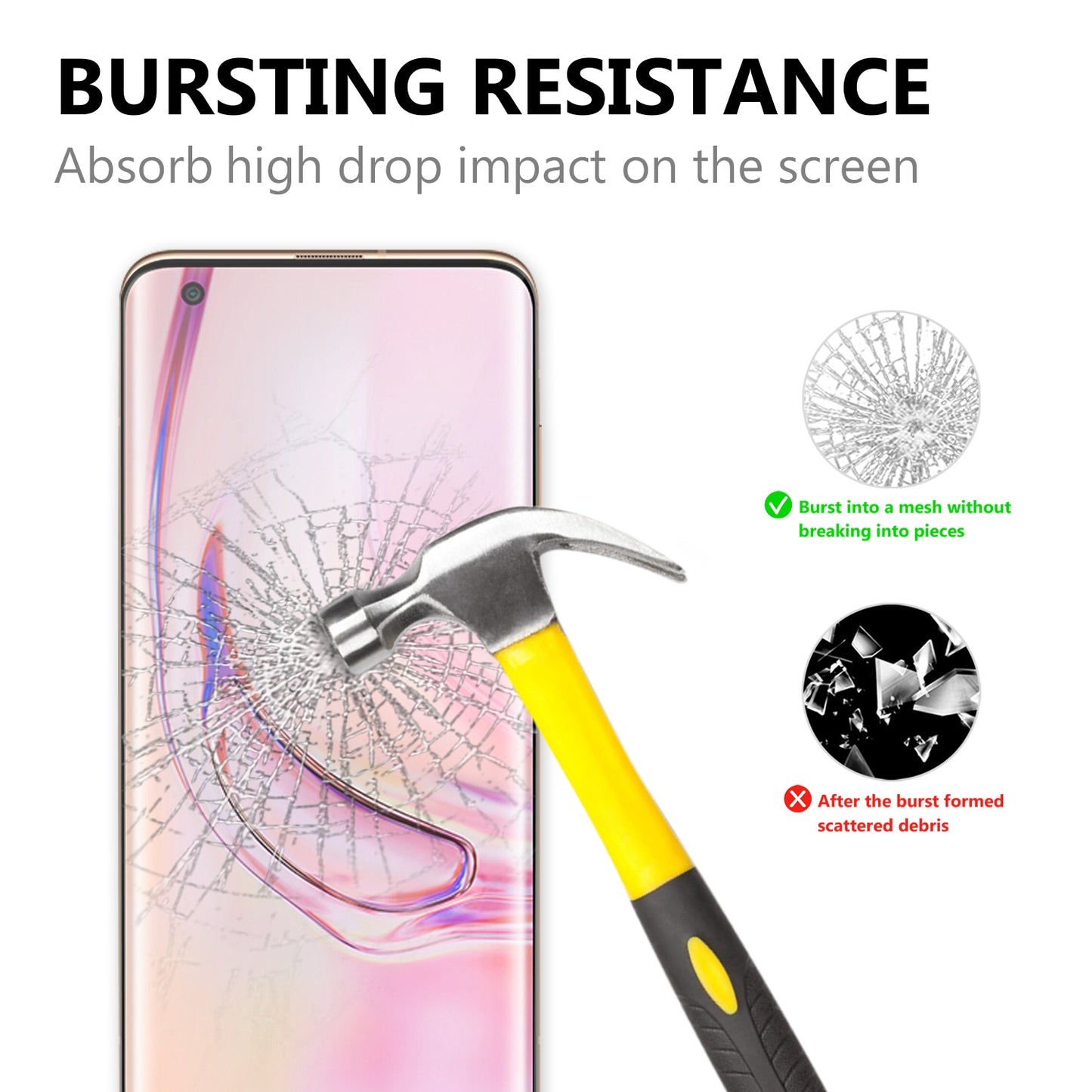 Ultra Clear 3D Tempered Glass Phone Screen Protector Guard for Xiaomi Xiaomi Mi 10/Mi 10 Pro