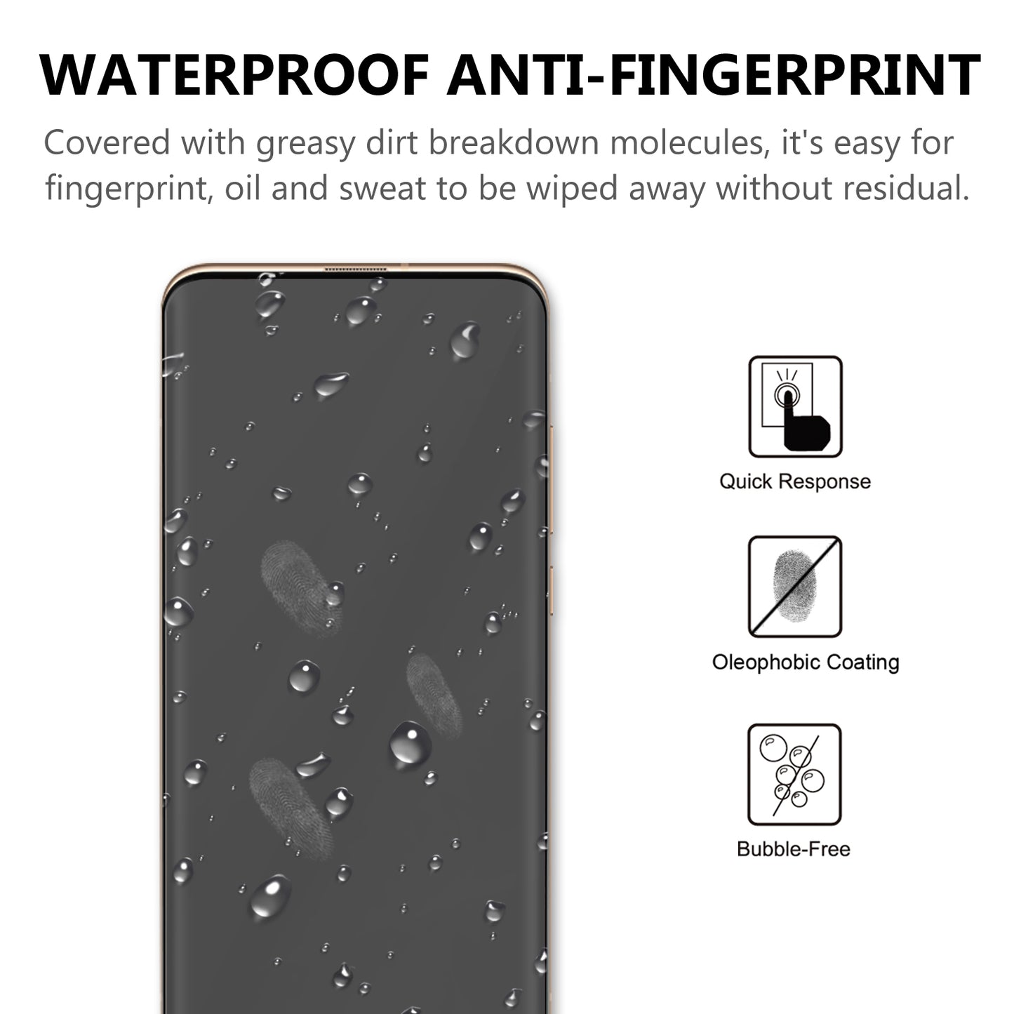 Ultra Clear 3D Tempered Glass Phone Screen Protector Guard for Xiaomi Xiaomi Mi 10/Mi 10 Pro