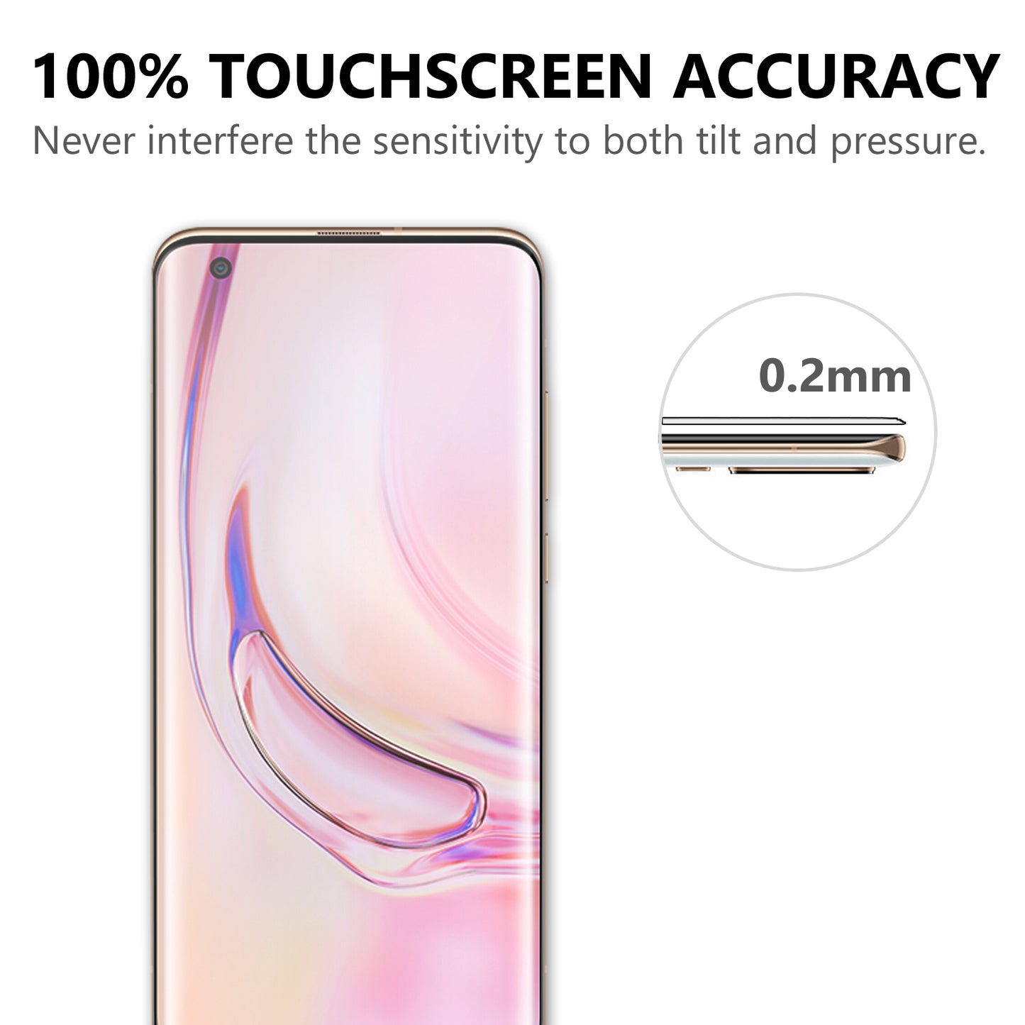 Ultra Clear 3D Tempered Glass Phone Screen Protector Guard for Xiaomi Xiaomi Mi 10/Mi 10 Pro