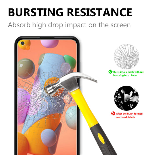 2.5D 9H Arc Edge Ultra Clear Tempered Glass Screen Protector Film for Samsung Galaxy A11/M11